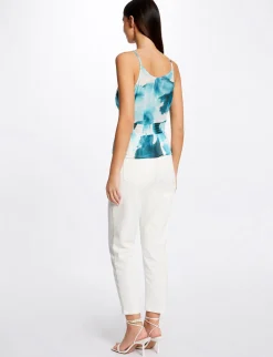 Chemises Et Blouses>Morgan Blouse Bretelles Fines Imprime Abstrait Femme | Multico