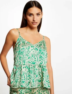Ensembles Et Tailleurs>Morgan Blouse Bretelles Fines Imprime Cachemire Femme | Multico