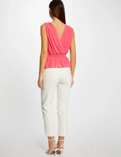 Chemises Et Blouses>Morgan Blouse Sans Manches Details Chaines Femme | Rose