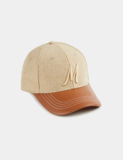 Chaussures>Morgan Casquette M Aspect Tresse Femme | Beige