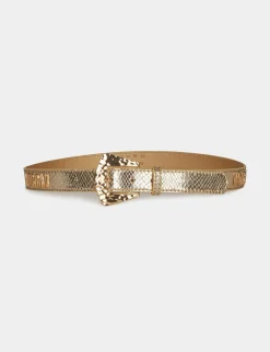 Ceintures>Morgan Ceinture « » Aspect Python Femme | Dore