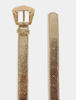 Ceintures>Morgan Ceinture « » Aspect Python Femme | Dore