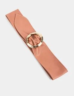 Ceintures>Morgan Ceinture Avec Boucle Ronde Vieux Rose Femme | Vieux_Rose