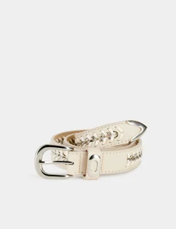 Ceintures>Morgan Ceinture Avec Chaine Femme | Beige