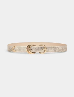 Ceintures>Morgan Ceinture Effet Python Femme | Dore