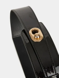 Ceintures>Morgan Ceinture Elastiquee Asymetrique Femme | Noir