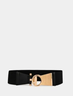 Ceintures>Morgan Ceinture Elastiquee Avec Fermoir T Femme | Noir