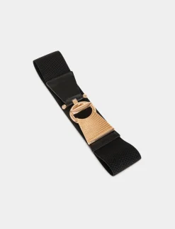 Ceintures>Morgan Ceinture Elastiquee Avec Fermoir T Femme | Noir