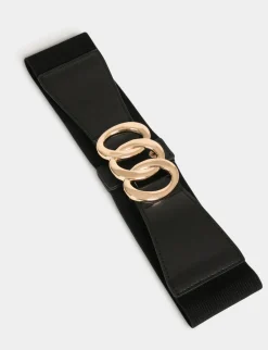 Ceintures>Morgan Ceinture Elastiquee Avec Anneaux Femme | Noir