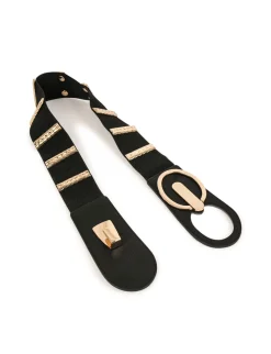 Ceintures>Morgan Ceinture Elastiquee Avec Ornements Femme | Dore