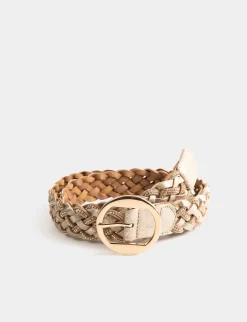 Ceintures>Morgan Ceinture Tressee Avec Strass Femme | Dore
