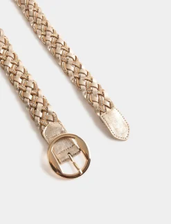 Ceintures>Morgan Ceinture Tressee Avec Strass Femme | Dore