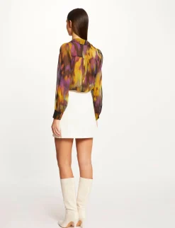 Chemises Et Blouses>Morgan Chemise Manches Longues Imprime Abstrait Femme | Multico