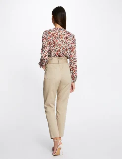 Chemises Et Blouses>Morgan Chemise Manches Longues Imprime Floral Femme | Ecru