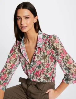 Chemises Et Blouses>Morgan Chemise Manches Longues Imprime Floral Femme | Multico
