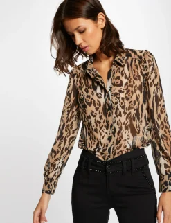 Chemises Et Blouses>Morgan Chemise Manches Longues Imprimee Femme | Multico