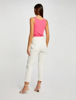 Tops Et T-Shirts>Morgan Debardeur Avec Bretelles A Ornements Femme | Rose