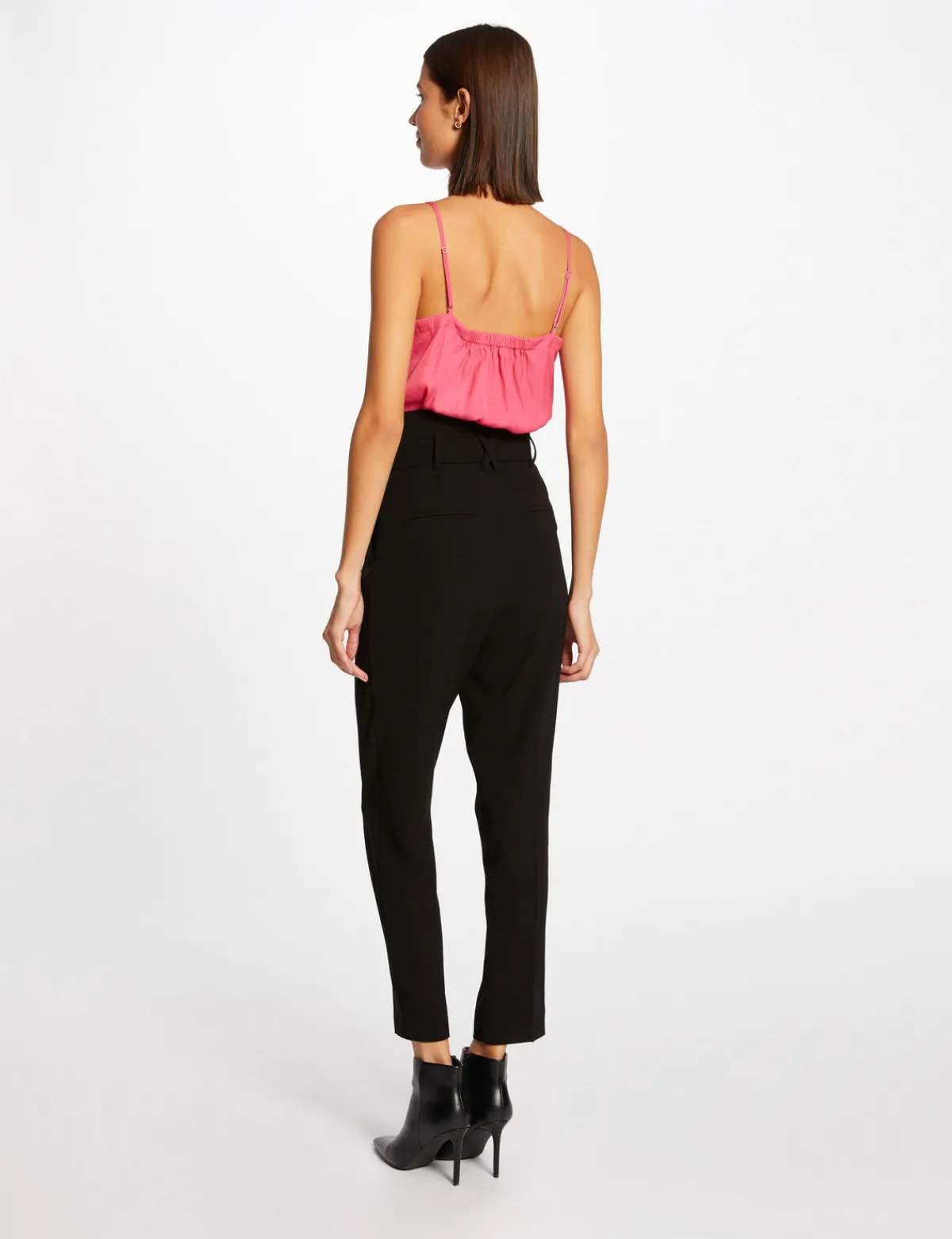 Chemises Et Blouses>Morgan Debardeur Bretelles Fines Avec Boutons Femme | Fuchsia