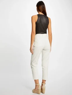 Tops Et T-Shirts>Morgan Debardeur Bretelles Fines Avec Chaines Femme | Noir