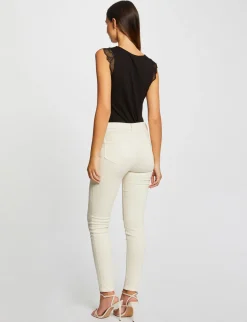 Tops Et T-Shirts>Morgan Debardeur Bretelles Larges Detail Zippe Femme | Noir