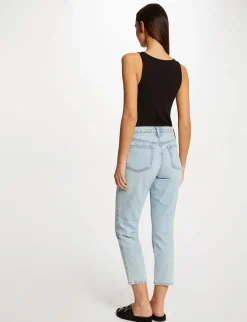 Tops Et T-Shirts>Morgan Debardeur Bretelles Larges A Ornements Femme | Noir