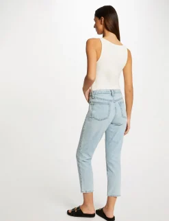 Tops Et T-Shirts>Morgan Debardeur Bretelles Larges A Ornements Femme | Ecru