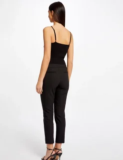 Tops Et T-Shirts>Morgan Debardeur Pull Avec Details Bijoux Femme | Noir