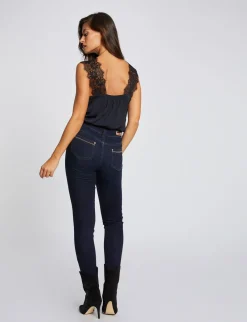 Jeans>Morgan Jeans Skinny Taille Standard Jean Stone Femme | Jean_Stone
