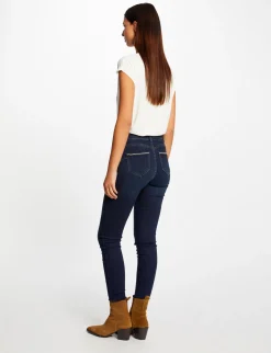 Jeans>Morgan Jeans Slim Avec Details Chaines Jean Brut Femme | Jean_Brut