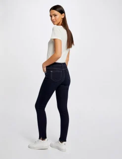 Pantalons>Morgan Jeans Slim Avec Poches Cloutees Jean Brut Femme | Jean_Brut