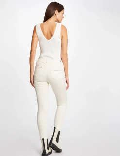 Jeans>Morgan Jeans Slim Effet Stretch Femme | Beige