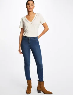 Jeans>Morgan Jeans Slim Taille Standard Jean Stone Femme | Jean_Stone