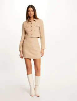 Jupes>Morgan Jupe Droite Taille Haute Femme | Multico