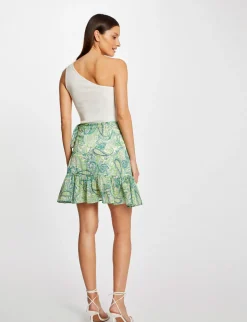 Jupes>Morgan Jupe Portefeuille Imprime Cachemire Femme | Multico