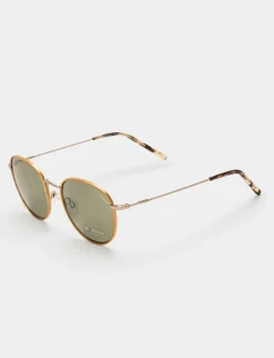 Lunettes>Morgan Lunettes De Soleil Arrondies Femme | Dore