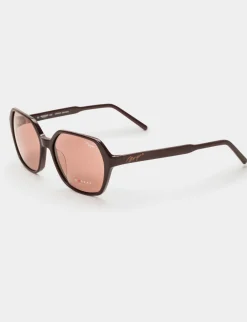 Lunettes>Morgan Lunettes De Soleil Hexagones Femme | Violet