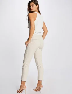 Pantalons>Morgan Pantalon Cigarette 7/8Eme Femme | Ivoire