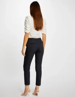Pantalons>Morgan Pantalon Cigarette 7/8Eme Femme | Marine