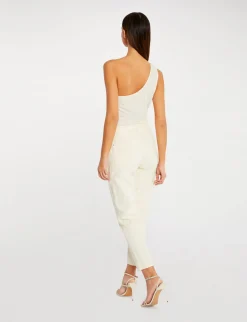 Pantalons>Morgan Pantalon Droit Ecru Moyen Femme | Ecru_Moyen