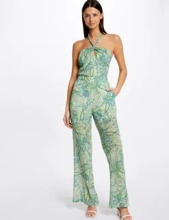 Pantalons>Morgan Pantalon Droit Fluide Imprime Cachemire Femme | Multico