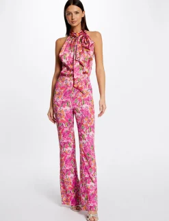 Ensembles Et Tailleurs>Morgan Pantalon Flare Fluide Imprime Floral Femme | Multico