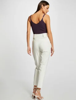 Tops Et T-Shirts>Morgan Pull Debardeur Bretelles Fines Femme | Prune