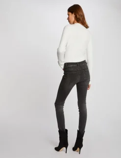 Pulls>Morgan Pull Manches Longues Maille Duveteuse Femme | Ecru