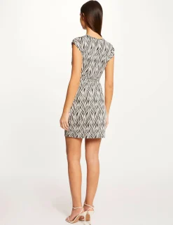 Robes>Morgan Robe Ajustee Imprime Geometrique Femme | Multico