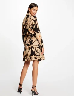 Robes>Morgan Robe Chemise Droite Imprime Vegetal Femme | Multico