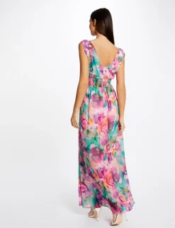 Robes>Morgan Robe Longue Cintree Imprime Floral Femme | Multico