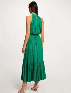Robes>Morgan Robe Longue Evasee Fluide Femme | Vert