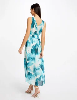 Robes>Morgan Robe Longue Portefeuille Imprimee Femme | Multico