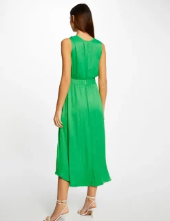 Robes>Morgan Robe Midi Trapeze Asymetrique Femme | Vert