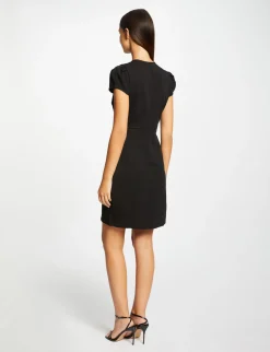 Robes>Morgan Robe Portefeuille Avec Boucle Femme | Noir